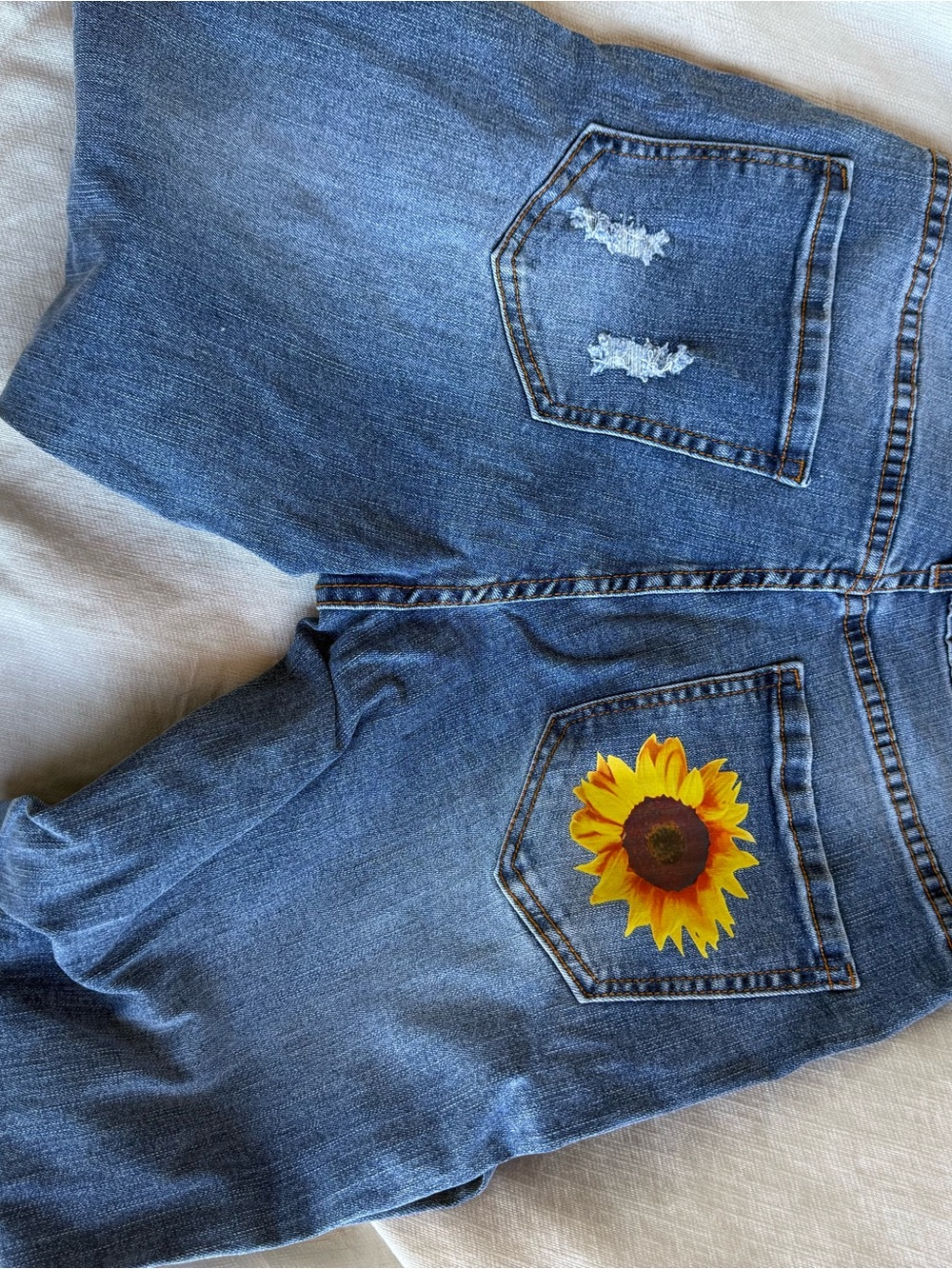Sunflower Patch Blue Jeans - Women - Size Small - Picture 7 of 7